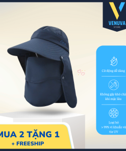 Mũ Trùm Chống Nắng Đa Năng VENOVA – Kèm Khẩu Trang & Che Cổ